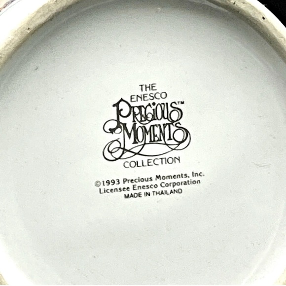 VINTAGE Footprints In The Sand Coffee Cup Mug Enesco PRECIOUS MOMENTS Collection - Picture 6 of 12